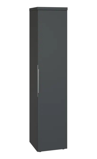 SIN 5 - 4D kancelářská skříň, 1-dveřová, pravá, 1820x400x400, antracit